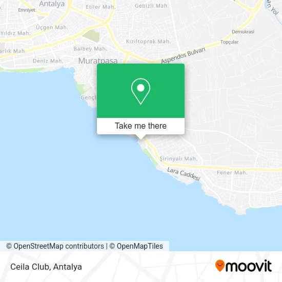 Ceila Club map