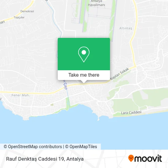 Rauf Denktaş Caddesi 19 map