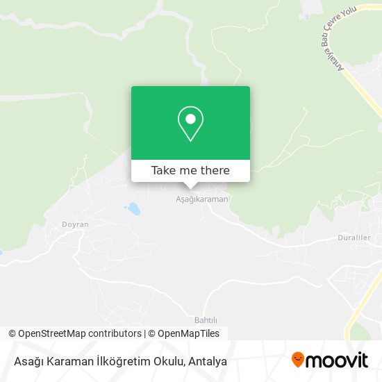 Asağı Karaman İlköğretim Okulu map