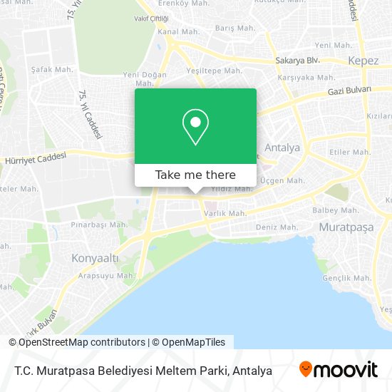 T.C. Muratpasa Belediyesi Meltem Parki map