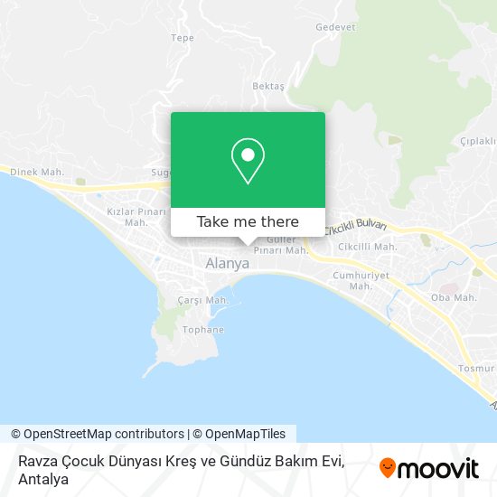 Ravza Çocuk Dünyası Kreş ve Gündüz Bakım Evi map