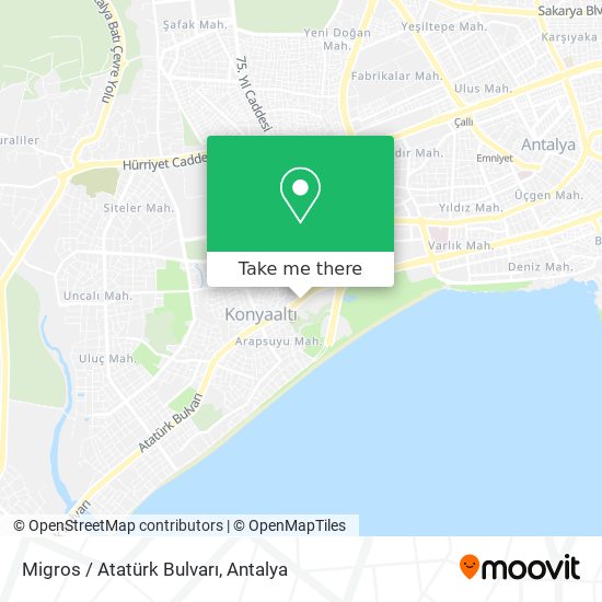 Migros / Atatürk Bulvarı map