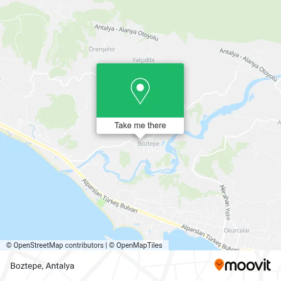 Boztepe map