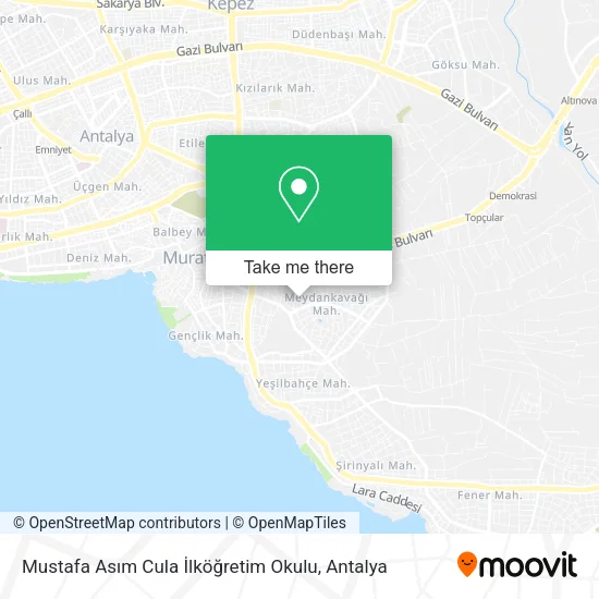 Mustafa Asım Cula İlköğretim Okulu map