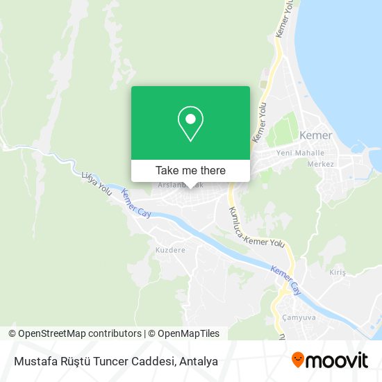 Mustafa Rüştü Tuncer Caddesi map