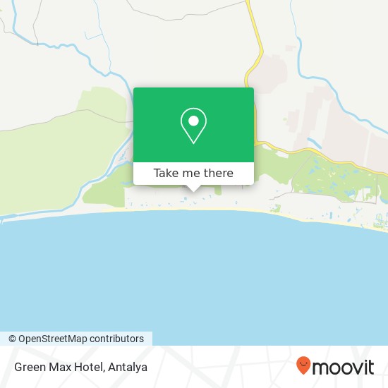 Green Max Hotel map