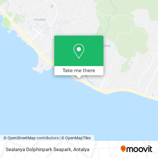Sealanya Dolphinpark Seapark map