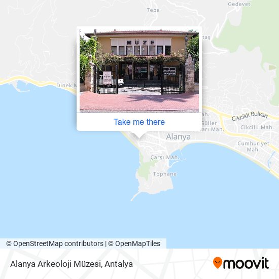 Alanya Arkeoloji Müzesi map