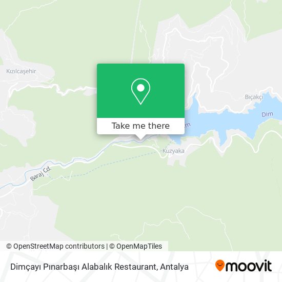 Dimçayı Pınarbaşı Alabalık Restaurant map