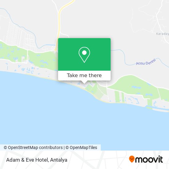 Adam & Eve Hotel map