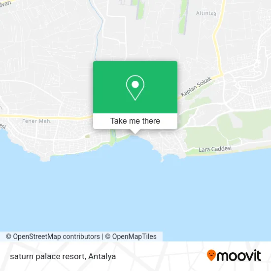 saturn palace resort map