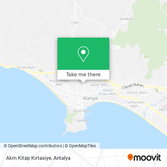 Akm Kitap Kırtasiye map