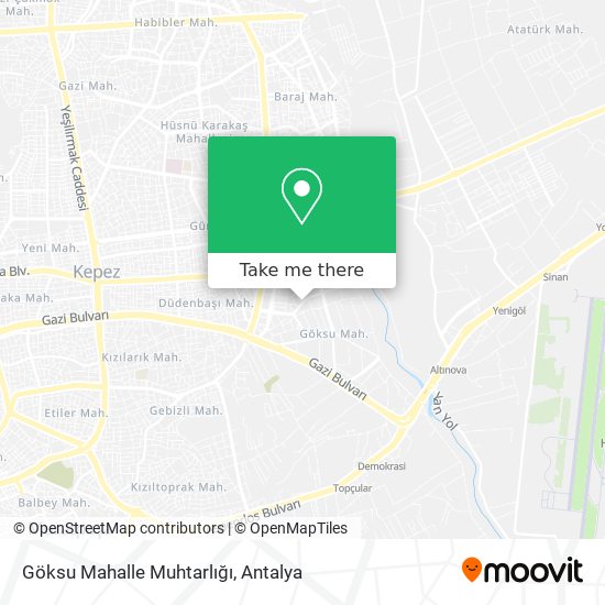 Göksu Mahalle Muhtarlığı map