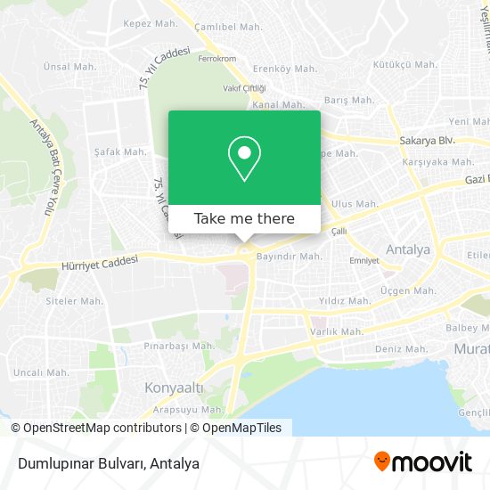 Dumlupınar Bulvarı map