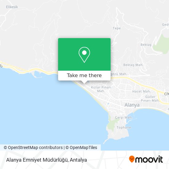 Alanya Emniyet Müdürlüğü map