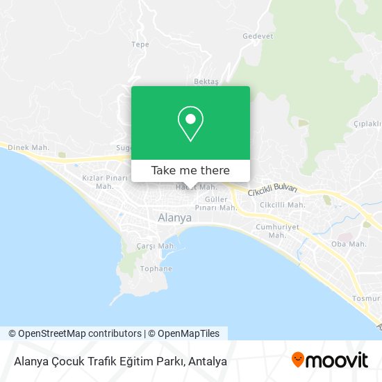 Alanya Çocuk Trafik Eğitim Parkı map