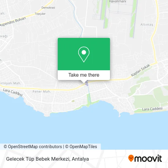 Gelecek Tüp Bebek Merkezi map