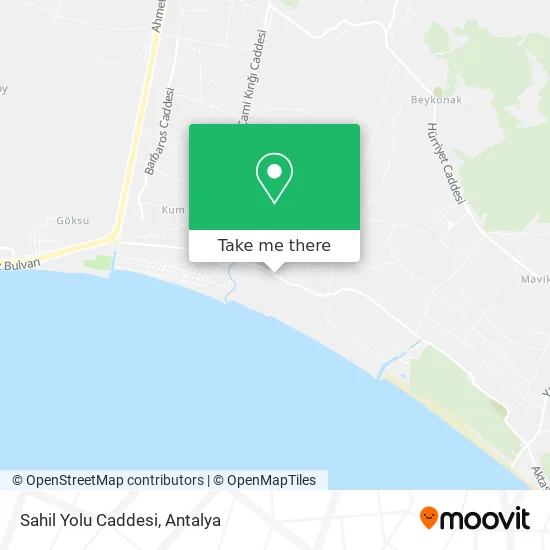 Sahil Yolu Caddesi map