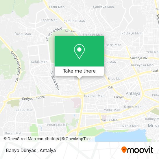 Banyo Dünyası map