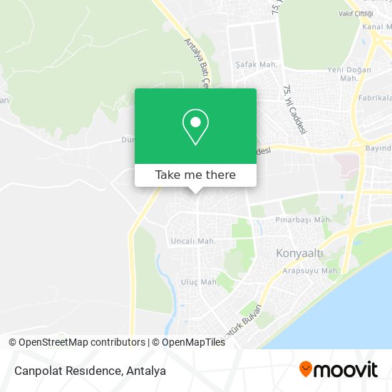 Canpolat Resıdence map