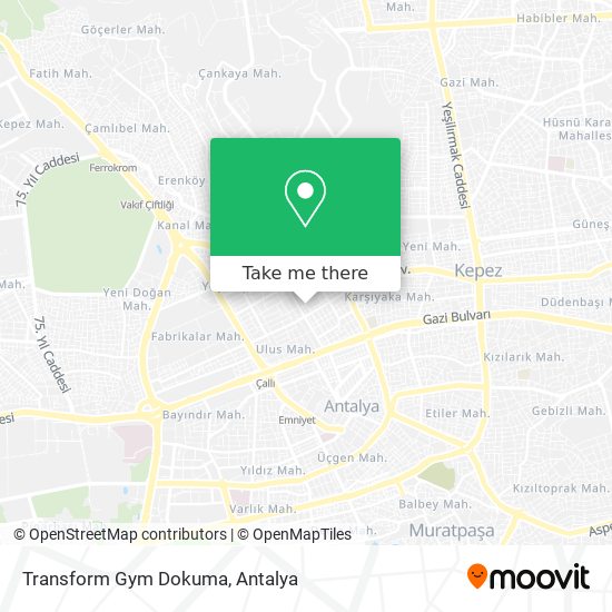 Transform Gym Dokuma map