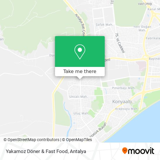 Yakamoz Döner & Fast Food map