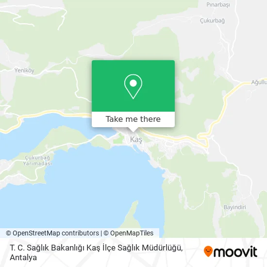 T. C. Sağlık Bakanlığı Kaş İlçe Sağlık Müdürlüğü map
