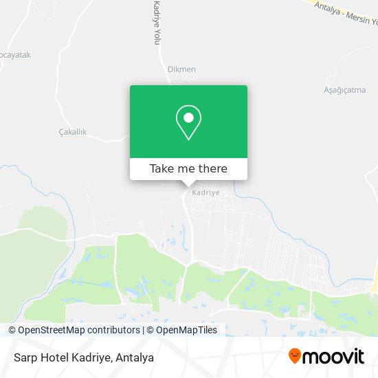 Sarp Hotel Kadriye map