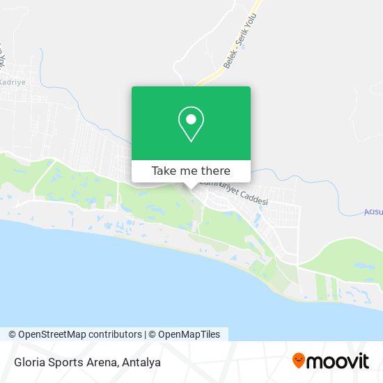 Gloria Sports Arena map