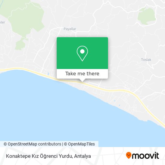 Konaktepe Kız Öğrenci Yurdu map