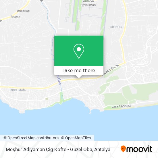 Meşhur Adıyaman Çiğ Köfte - Güzel Oba map
