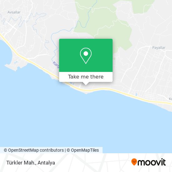 Türkler Mah. map