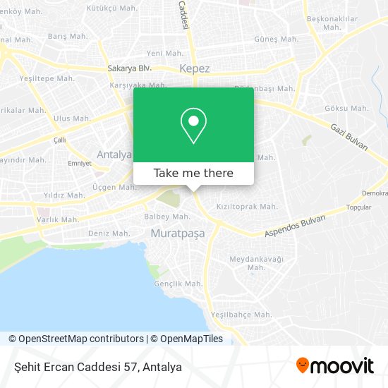 Şehit Ercan Caddesi 57 map