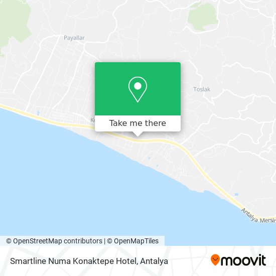 Smartline Numa Konaktepe Hotel map