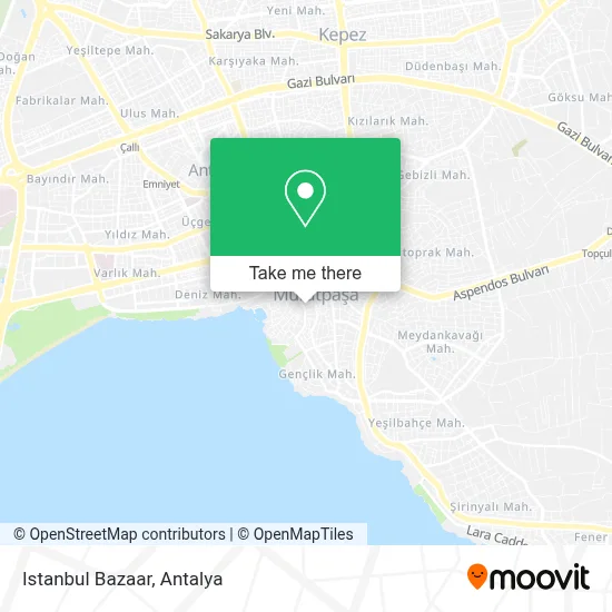 İstanbul Bazaar map