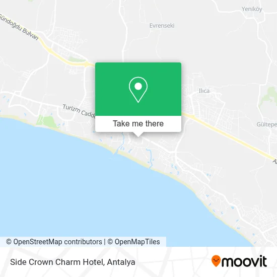 Side Crown Charm Hotel map