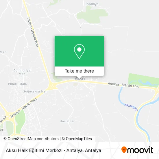 Aksu Halk Eğitimi Merkezi - Antalya map