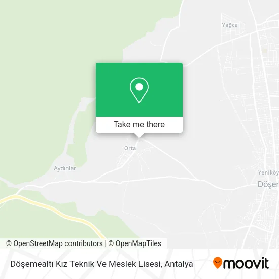 Döşemealtı Kız Teknik Ve Meslek Lisesi map