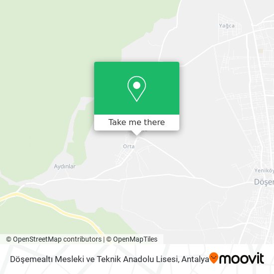 Döşemealtı Mesleki ve Teknik Anadolu Lisesi map