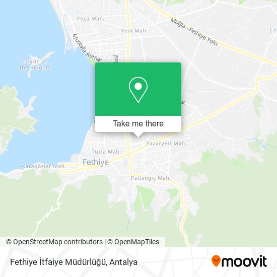 Fethiye İtfaiye Müdürlüğü map