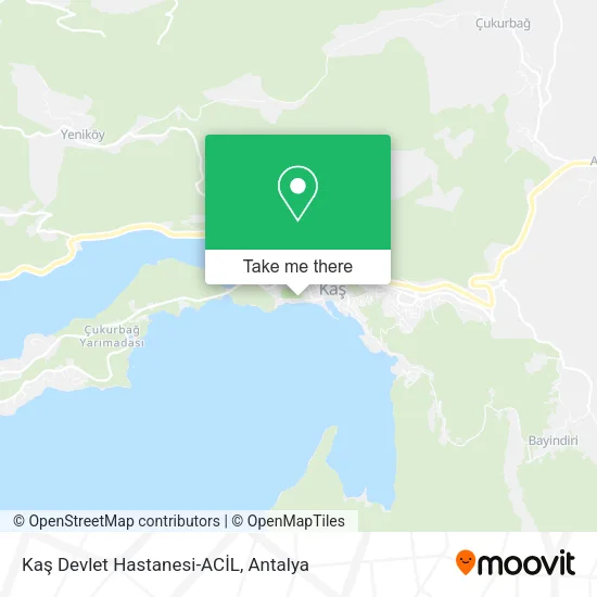 Kaş Devlet Hastanesi-ACİL map