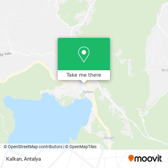 Kalkan map