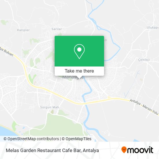 Melas Garden Restaurant Cafe Bar map
