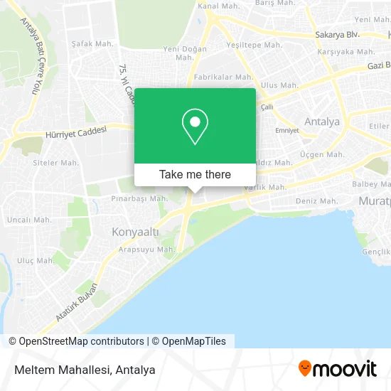 Meltem Mahallesi map