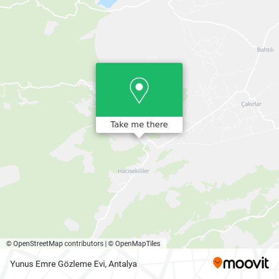 Yunus Emre Gözleme Evi map