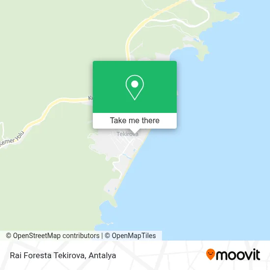 Rai Foresta Tekirova map