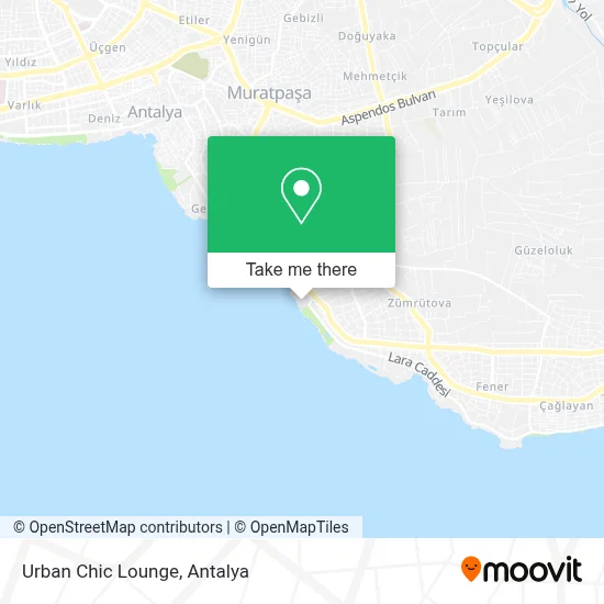 Urban Chic Lounge map