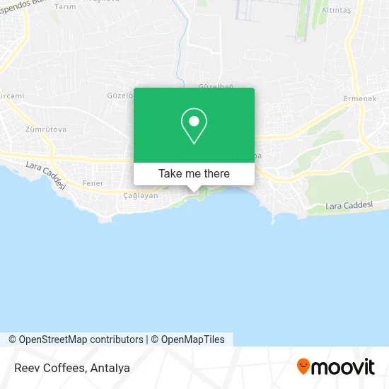 Reev Coffees map
