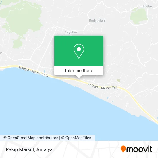 Rakip Market map