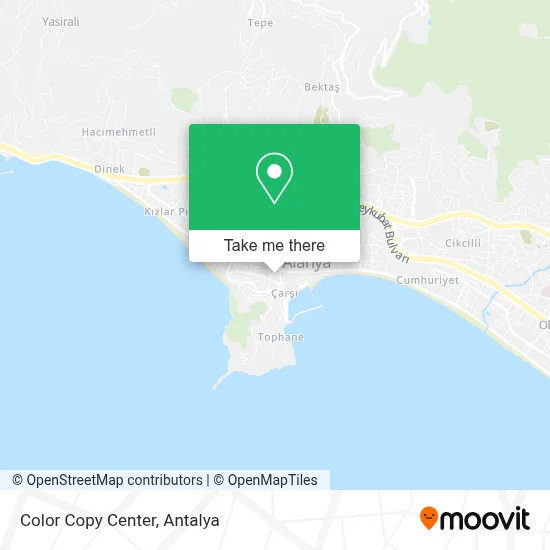 Color Copy Center map